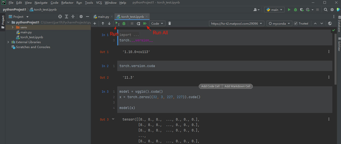 PyCharm 使用平台机器教程 - 西电杭研AI支持中心 - 西电杭研AI支持中心